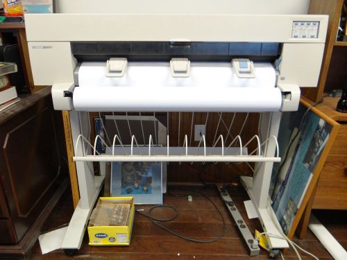 Large format plotter HP 450C /C4716A  36&#034; roll feed on stand. ANSI A through E