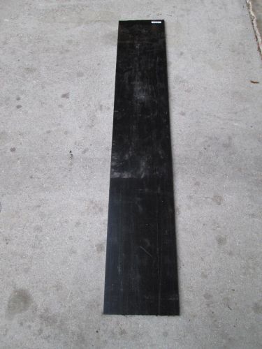 Polypropylene Impact Copolymer Black Plastic Sheet 1/2&#034; x 9&#034; x 57&#034; N00M-00 UHMW