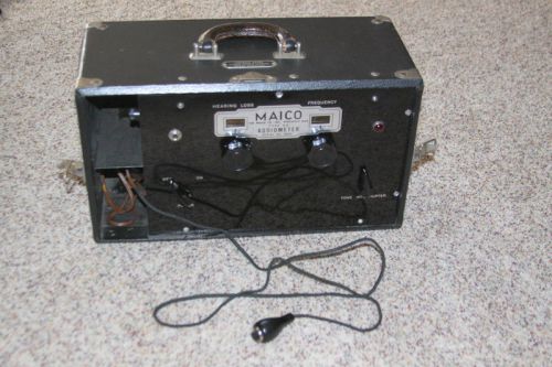 Vintage Maico Electronics D-8 Audiometer Hearing Test Instrument