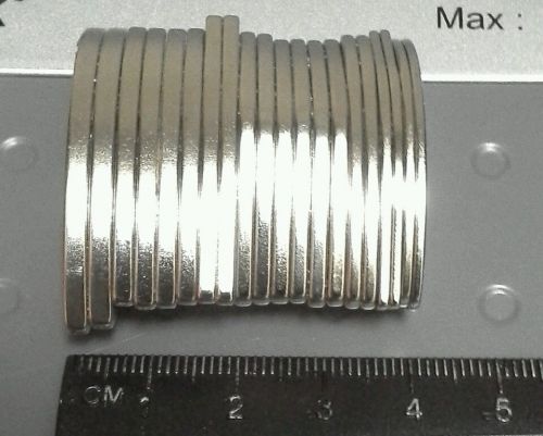 20 hard drive neodymium magnets (heavy gauge to wafer thin) for sale