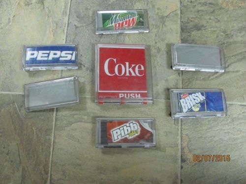Dixie- Narco Selection Buttions with lite  for vending machine 368