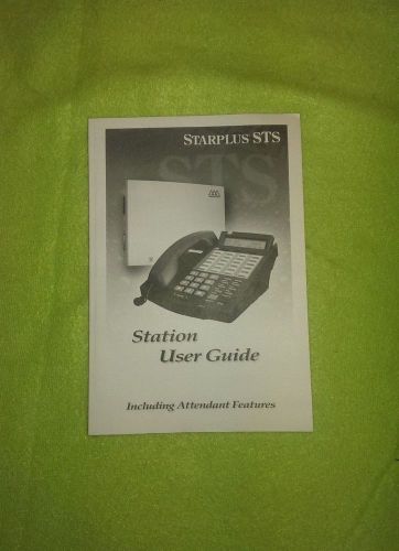 New Vodavi Starplus STS Station User Guide  Including Attendant Features.