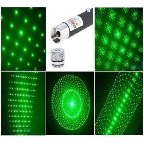 6 in 1 powerful green laser pointer pen beam light 5mile lazer high power 532nm for sale