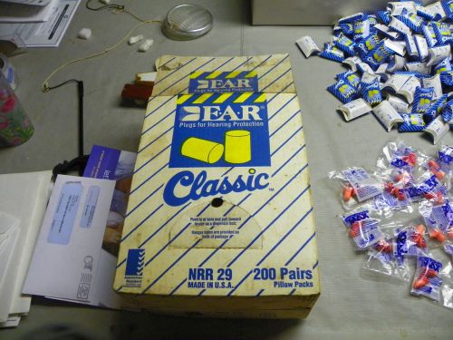 146 PAIRS OF E.A.R CLASSIC AND 26 PAIR OF MAX INDIVIDUALY PACKAGED EAR PLUGS
