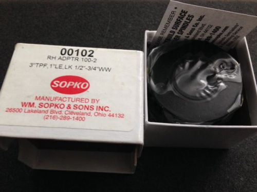SOPKO 2-1/4&#034; Diameter Grinding Wheel Adapter Model .: 100-2 R.H.