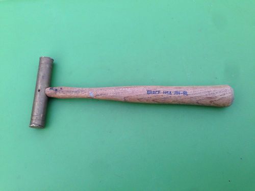 Vintage GRACE USA BH- 8L  8oz. Watchmakers Machinists Brass Hammer.