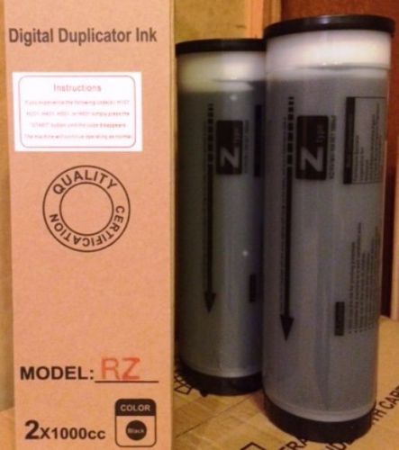 2 Riso S-4254 Z Type Ink Tubes, For Risograph RZ / EZ / MZ Series Duplicator