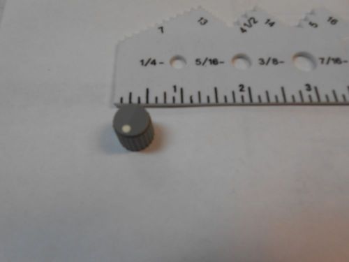 218-21606 GRAY  EQUIMENT  KNOB INSIDE HOLE .127/SETSCREW  NOS 10PCS LOT