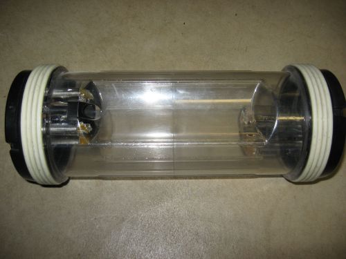 MOSLER  WHITE CLEAR BANK DRIVE UP CANISTER PNEUMATIC VACUUM TUBE CAN CYLINDER