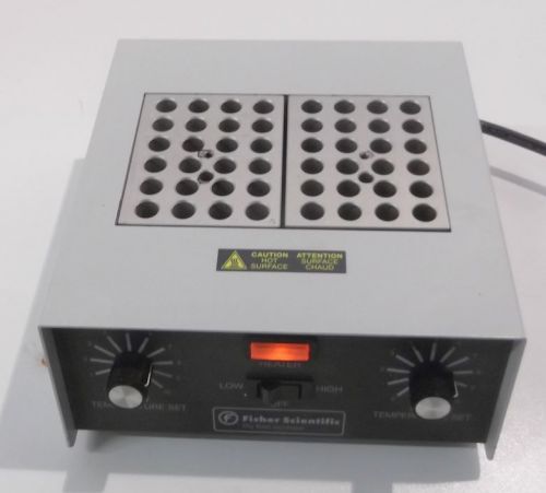 Fisher scientific dry bath incubator / dual heat block for sale