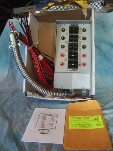 RELIANCE CONTROLS GENERATOR SWITCH MODEL 31410B 7500 WATTS.10 CIRCUITS UP TO 60A