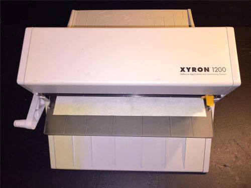 Xyron 1200 Lamination Machine/Laminator/Laminating System Adhesive Application