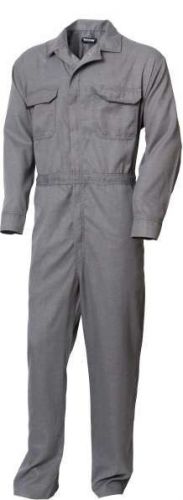 TECGEN Flame-Resistant Coverall,GRAY,LARGE