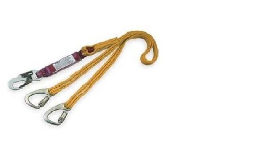 Protecta CE550AW1-SN Web &#034;Y&#034; Tie-Back Shock Absorbing Lanyard Harness