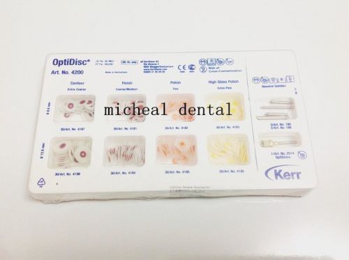 Dental Kerr OptiDisc General Assorted Kit Finishing and Polishing REF 4200