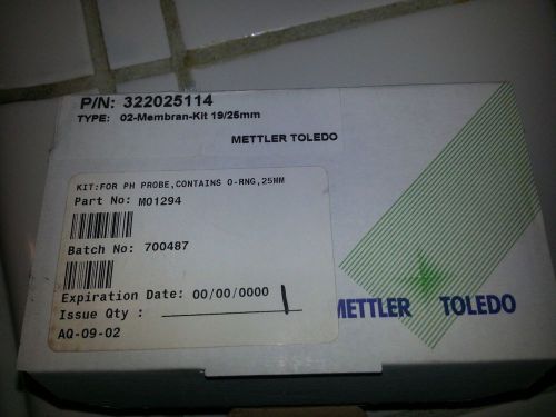 Mettler Toledo Membrane Kit for O2 Sensors M01294 For PH Probe