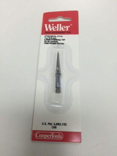 Weller Replacement Long Conical Soldering Tip PTO6 for TCP TC201 1/32&#034; 0.8mm