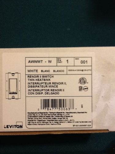 Leviton renior awwmt-w remote 120/277v up to 4155watts for sale