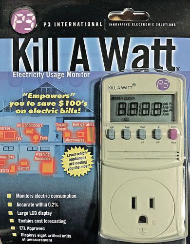 Kill A Watt Electricity Usage Monitor (#P4400)