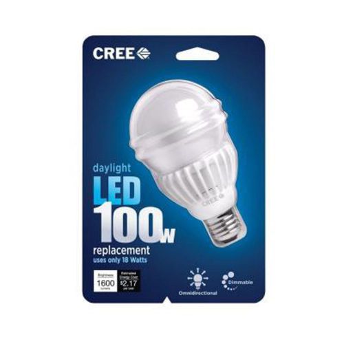 Cree 100w equivalent daylight (5000k) a21 dimmable led light bulb for sale