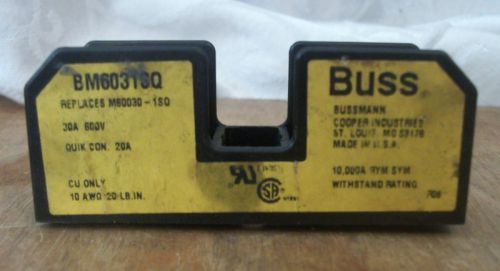 BUSSMANN J60030-1C 30A 600V FUSE BLOCK