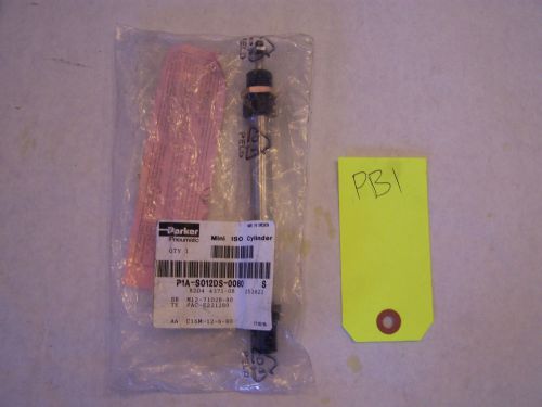 Parker pneumatic mini iso cylinder p1a-s012ds-0080 unused from old stock bb1 for sale