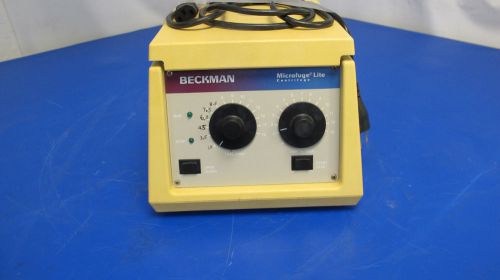 Beckman microfuge lite centrifuge cat. 365606 240v power for sale