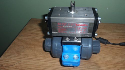 Duravalve durair ii ap032 pneumatic actuator w/ sy2m1 1/2&#034; valve for sale