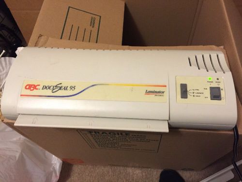 Gbc docuseal 95 9&#034; document laminator home office business works! for sale