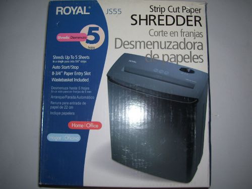 Royal Consumer 89107P JS55 Paper Shredder