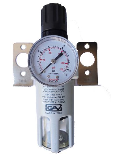 Air filter regulator with gauge 1/2 &#034;professional for sale