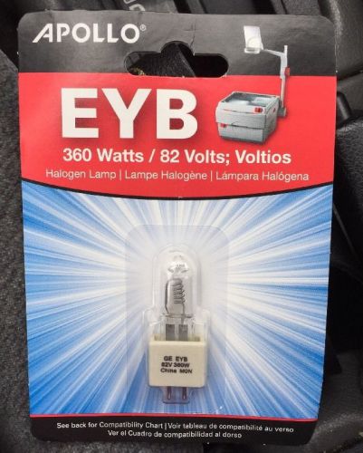 NIB NOS APOLLO EYB OVERHEAD PROJECTOR Bulb 360 watts 82 volts HALOGEN LAMP