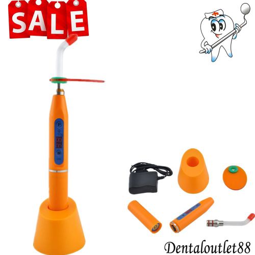 Promotion!!  5w wireless cordless led curing light lamp 1500mw - orange for sale
