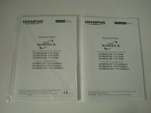 Operation &amp; Reprocessing Manuals for Olympus Exera II Videoscopes