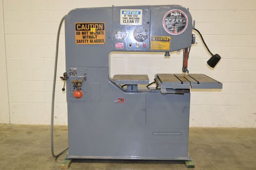 Doall 3613-20 36&#034; variable speed vertical band saw w/ electronic drive system for sale
