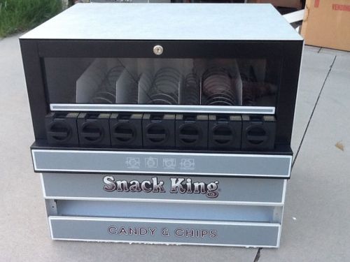 Vending machine-Snack King 7-Column Compact/Tabletop Vending Machine