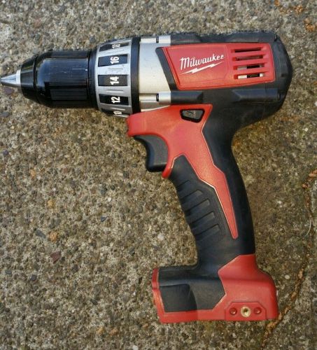 New 18v Milwaukee Red Li-Ion Cordless 1/2&#034; Drill Driver TOOL ONLY *** NEW ***