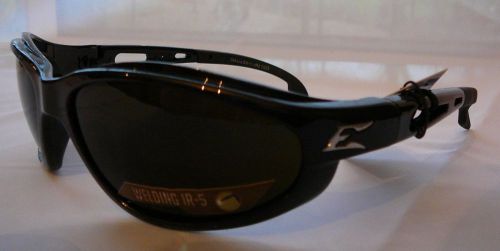 New safety glasses dark tinted ir 3 welding cutting brazing  z87 edge dakura for sale