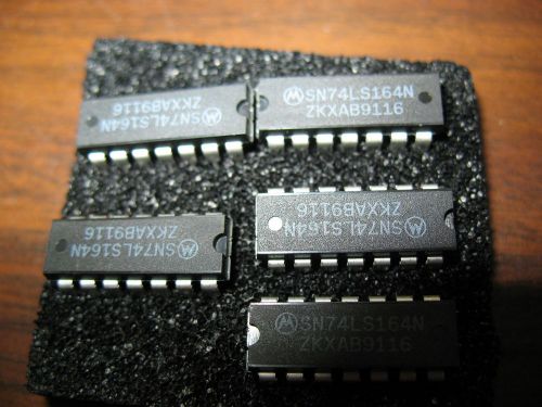 Lot of 5 SN74LS164N Integrated Circuits