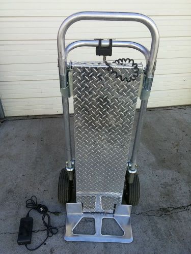 Battery Powered Wesco Cobra Pro Converitible Hand Truck Cart 2 or 4 Wheel Dolly