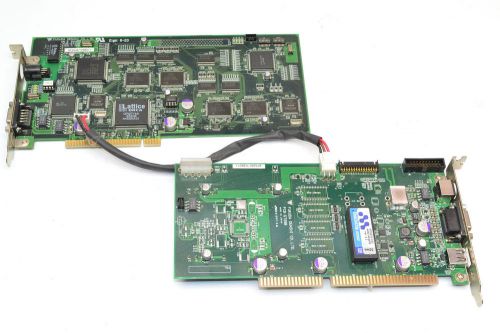 FUKUDA DENSHI DS LAN II BOARD PCB-6703B AND IO BOARD PCB-6708B CARD PCI AND ISA