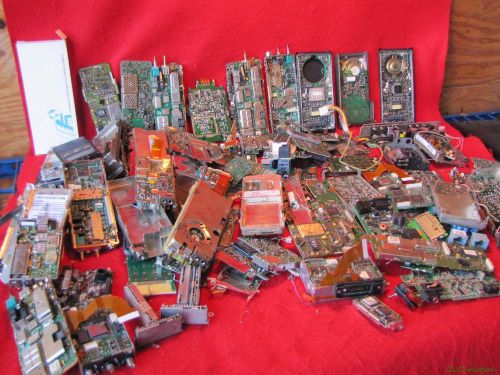 Handheld two-way radio circuit boards / parts lot ~ motorola uniden etc ~ #802 for sale