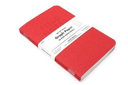 Field Notes Red Blooded Sealed 3-pack FREE CONUS SHIPPING!