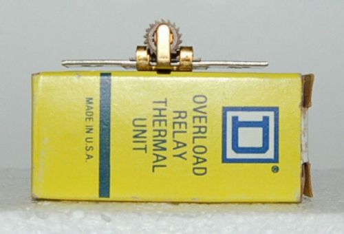 Square d b40 overload relay thermal unit usa made new for sale