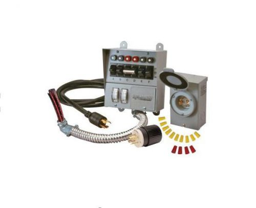 Reliance controls 6 circuit manual transfer switch kit 3006hdk  nib freeshipping for sale