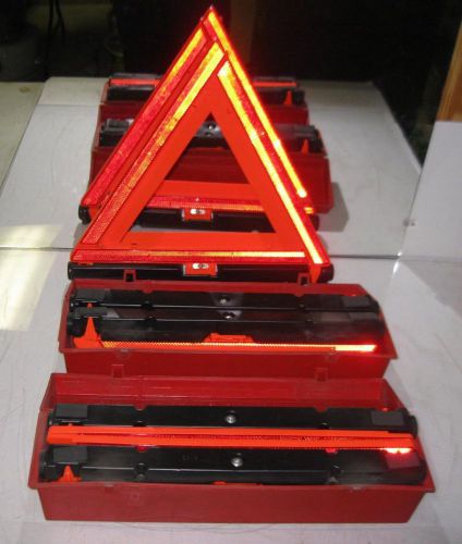 2 Warning Triangle Flare Kits KD 610-4645 KD Lamp Company (3 each kit)