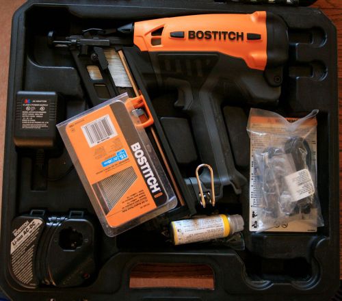 Bostitch gfn 1564k cordless gas nailer, used sparingly for sale