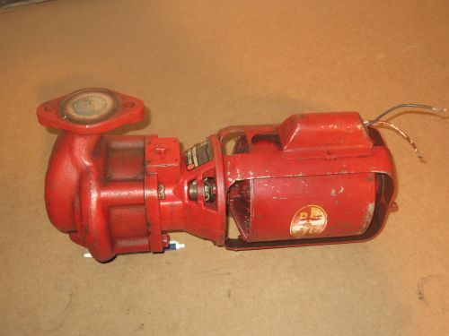 Used bell &amp; gossett cast iron 1/6 horsepower booster circulator pump 189120 for sale