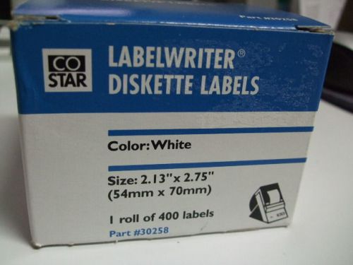 Dymo Equivalent  by Co Star 30258 Diskette Labels BRAND NEW