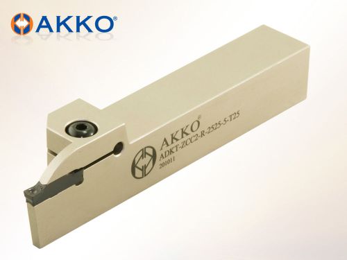 Akko ADKT-ZCC2-R/L-2525-2-T15 for ZT.D - 2 External Grooving Tool Holder